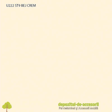 PAL Melaminat Bej Crem U222 ST9 EGGER